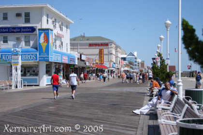 Boardwalk looking north