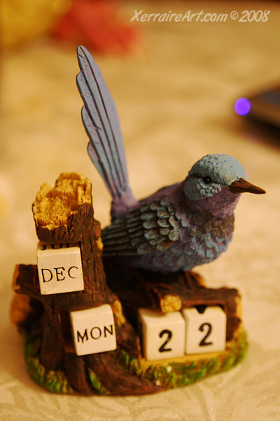 Blue Fairy Wren Calendar