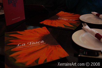 La tasca menu