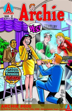 Archie Comic Book He Proposes to Veronica!
