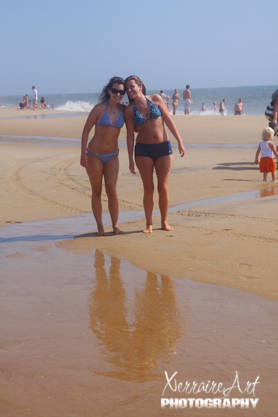 Laura and Jenny at Ocean City