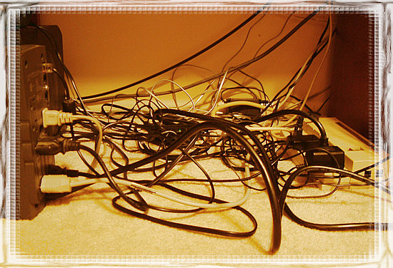 wires under my desk